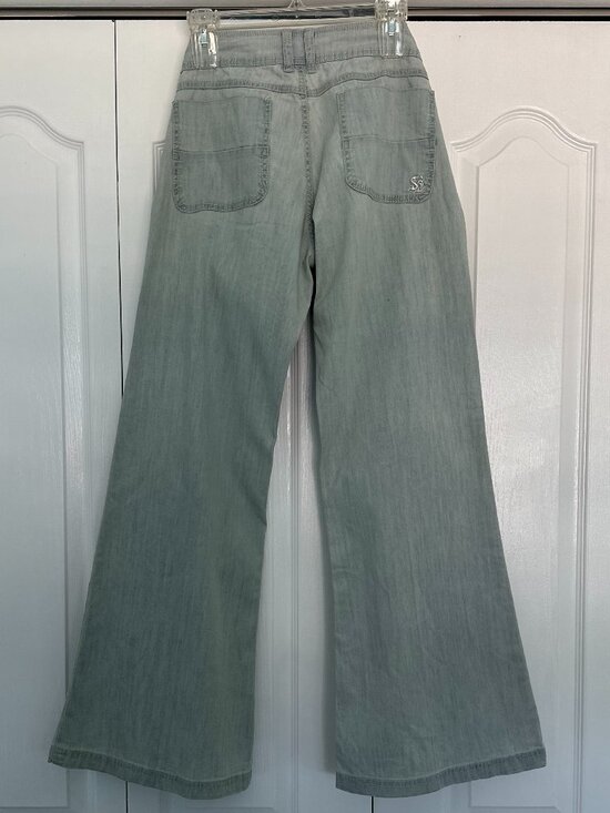 NWT Spoon Jeans Juniors 13 – Light Wash Wide Leg Stretch Denim - Picture 2 of 9